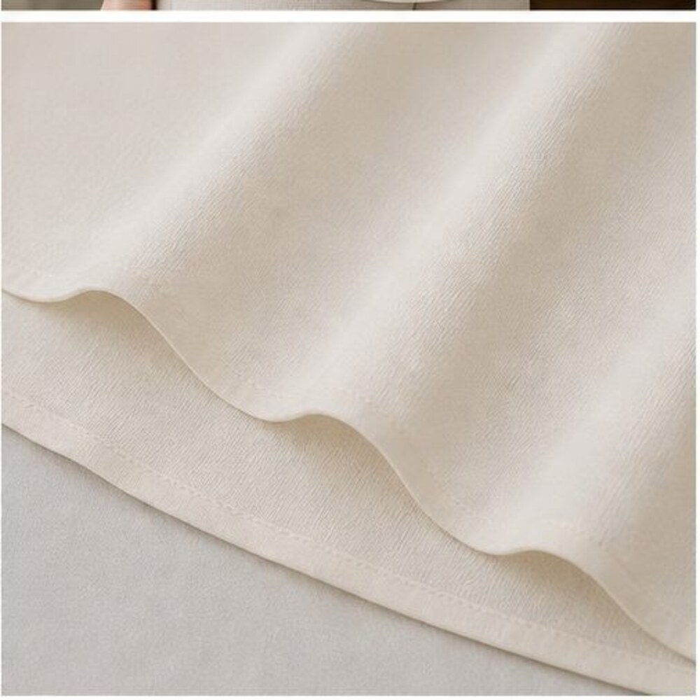 Cream Ruffle Blouse - Picture 6 of 6